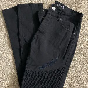 Men’s pants (ripped jeans size 33 other pants size 34x30) $15 each